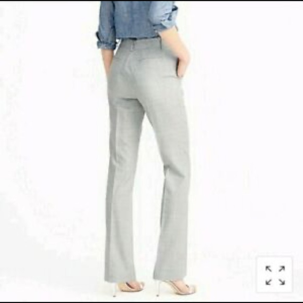J. Crew City Fit Grey Khakis